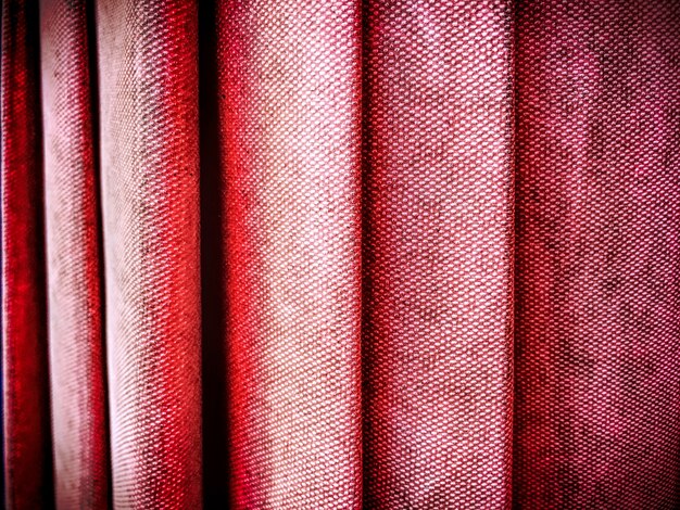 Close-up Grungy Red Umbrella Pleats Texture