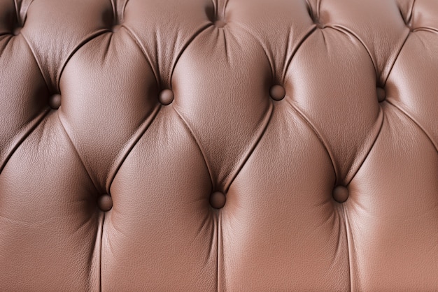 Zdjęcie close-up skórzana sofa tekstury