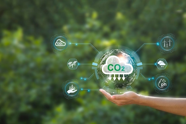 CO2, koncepcja redukcji emisji dwutlenku węgla, zrównoważony rozwój środowiska