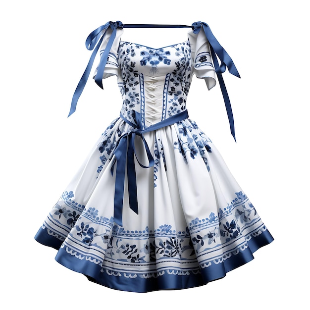 Zdjęcie colorful_of_luxembourg_folk_costume_type_dress_material_cotton_color_con_traditonal_clothes_fashion_