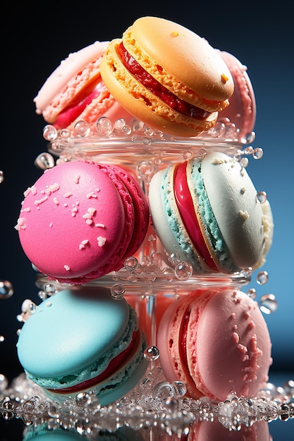 _Commercial_photography_close_up_of_four_macaroons_flying