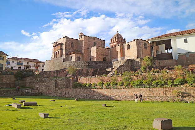 Coricancha Świątynia Słońca Inków w historycznym centrum Cusco Peru