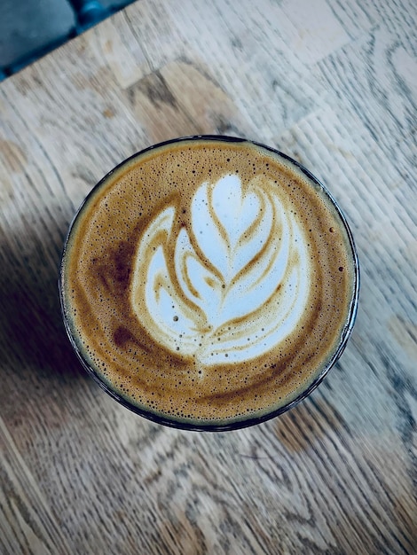 Cortado z niesamowitą latte arr