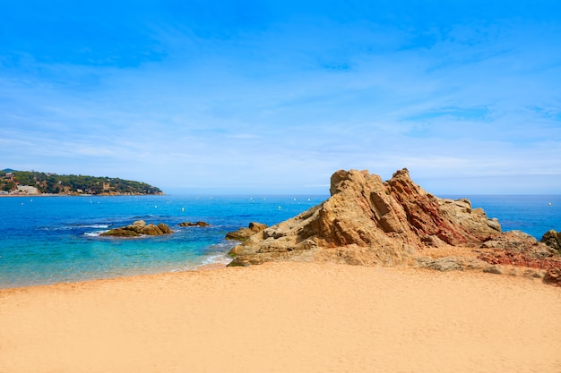 Costa Brava Plaża Lloret De Mar Catalonia Hiszpania