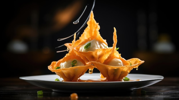 Crab Rangoon zawiera prostą mieszankę kraba