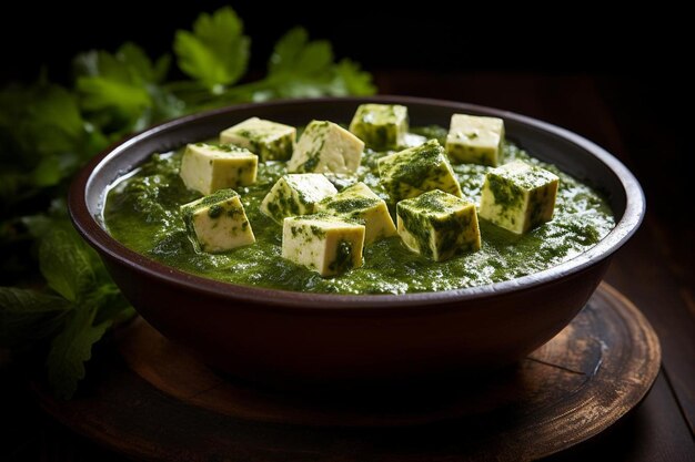 Zdjęcie creamy palak paneer delight