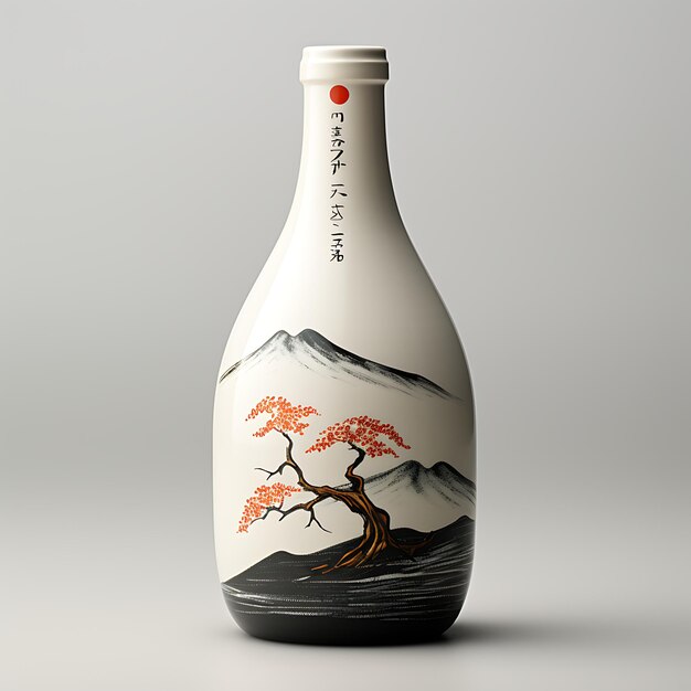 Creative Design Sake Bottle Bottle Type Ceramic Bottle Material Ceramic Bott popularny i wysokiej jakości