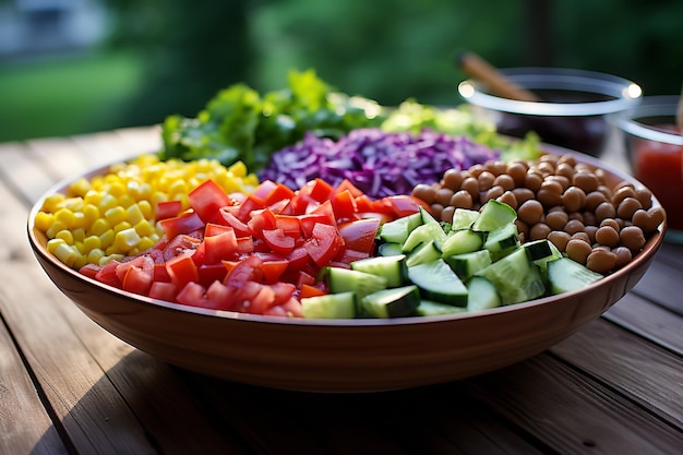 Crisp and Colorful Veggie Bowl zdjęcie