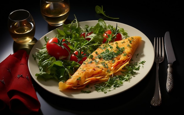 CrispFocused francuski omlet generatywny Ai