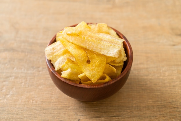Crispy Banana Chips - smażony lub pieczony banan w plasterkach