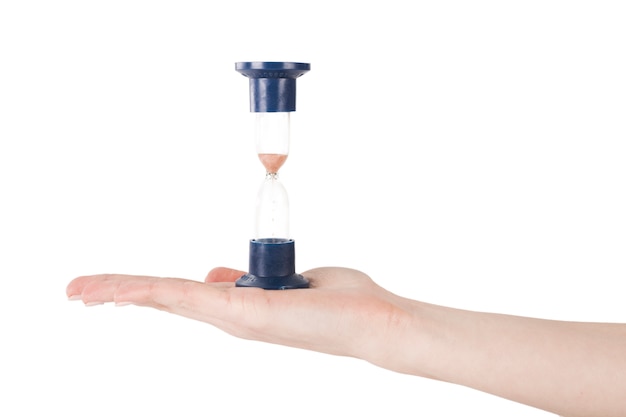 Crop Hand Showing Hourglass