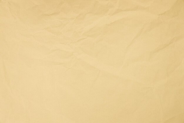 Crumpled Beige Paper Texture