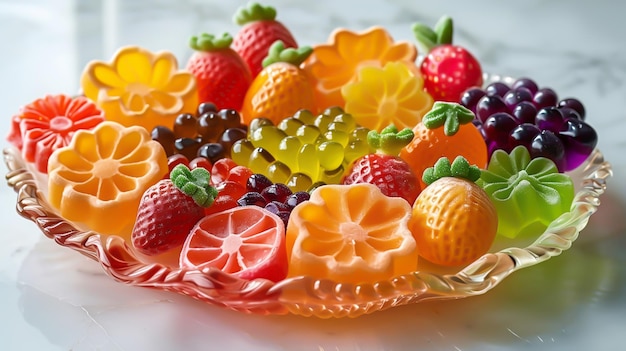 Cukierki w postaci owoców
