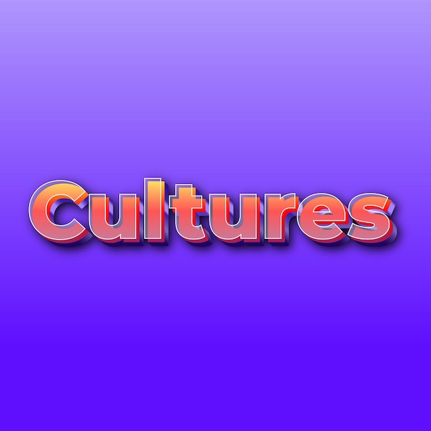CulturesText efekt JPG gradientowe fioletowe zdjęcie karty w tle