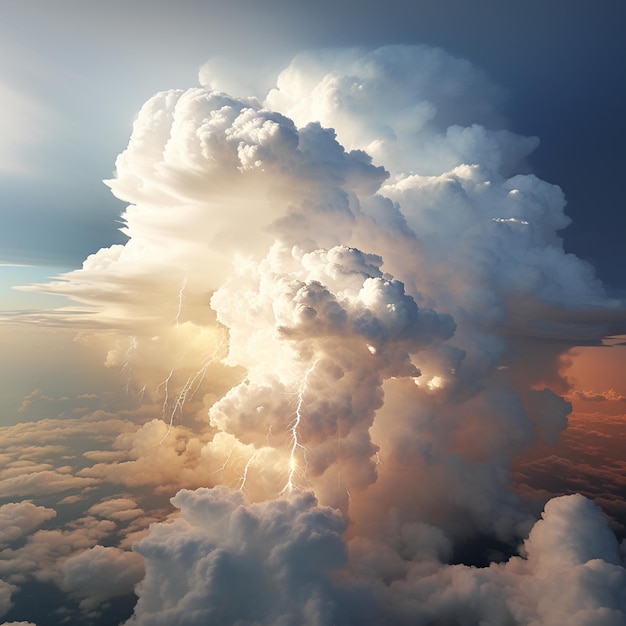 Cumulonimbus uwolniony Uchwycenie majestatu chmur