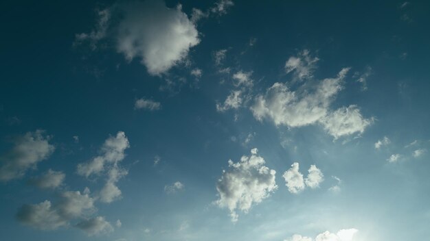 Cumulus chmury chmury puffy puffy białe chmury natura pogoda niebieskie niebo niebo