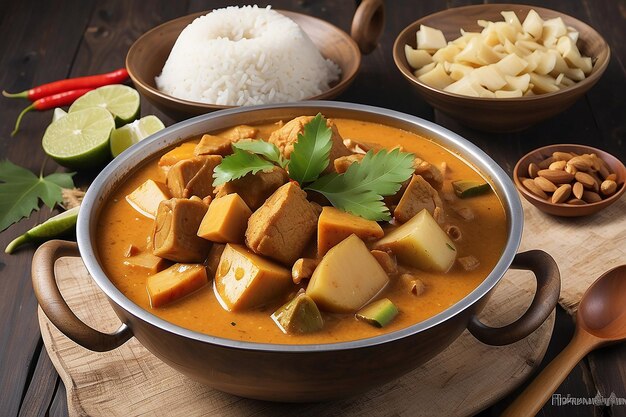 Curry Massaman z Tajlandii