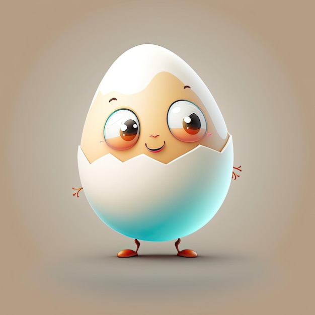 Cute Egg Character