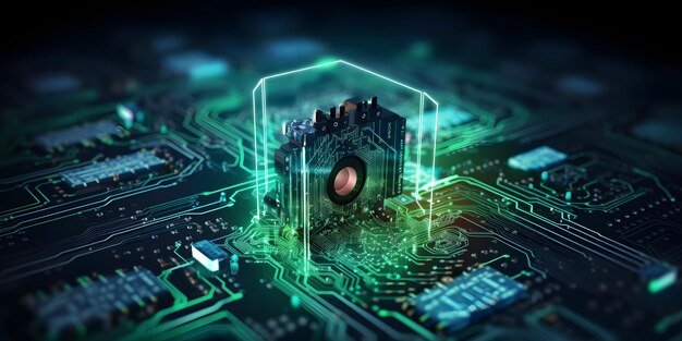 Cybersecurity Background Data Encryption Security Background Encryption Cryptography Computer Secure (Cyberbezpieczeństwo w tle)