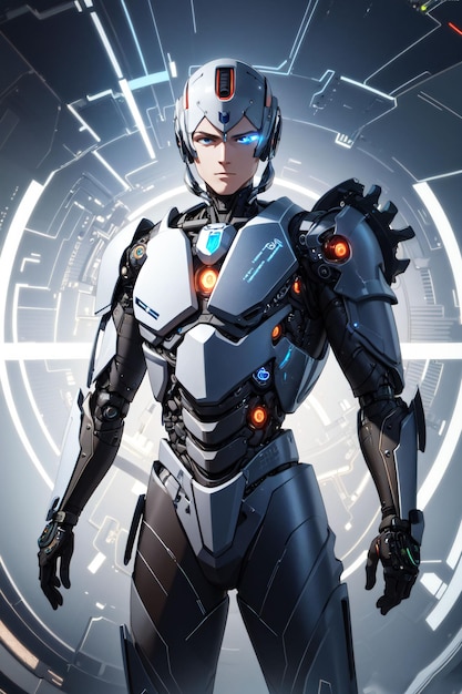 Cyborg w stylu anime