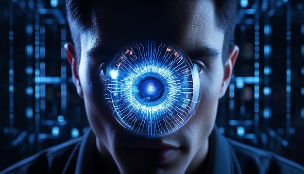 cyfrowa holograficzna technologia kreatywnego oka