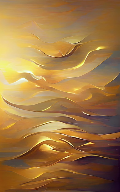 Cyfrowa ilustracja abstrakcyjne tło złota tekstura