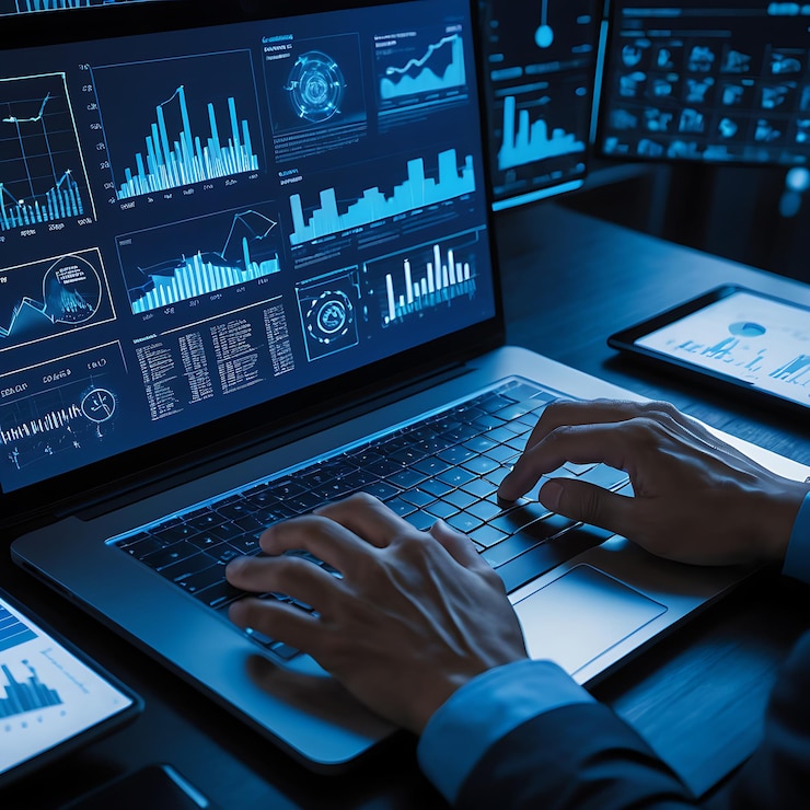 Zdjęcie cyfrowe modele biznesowe finansowania wykorzystujące technologię analizy danych graf percepcyjnych wglądów