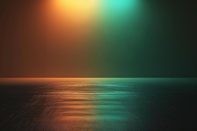 Zdjęcie cyfrowe tło z miękkimi gradientami czarno-zielono-pomarańczowymi