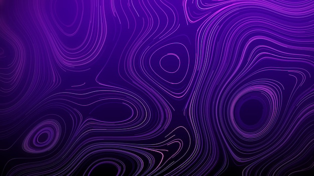 Cyfrowe tło z ruchomymi cząstkami świecącymi Ilustracja hitech futurystyczny