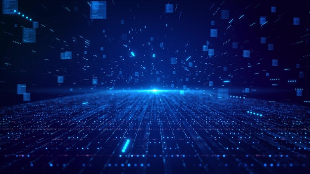 Cyfrowy strumień danych w cyberprzestrzeni