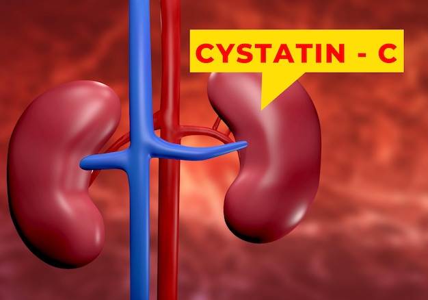 Cystatyna C jest białkiem stosowanym głównie jako biomarker funkcji nerek.