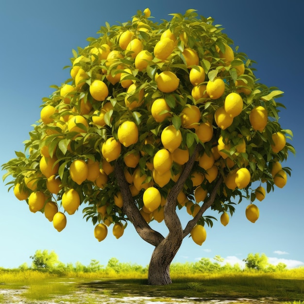 Cytryny na drzewie