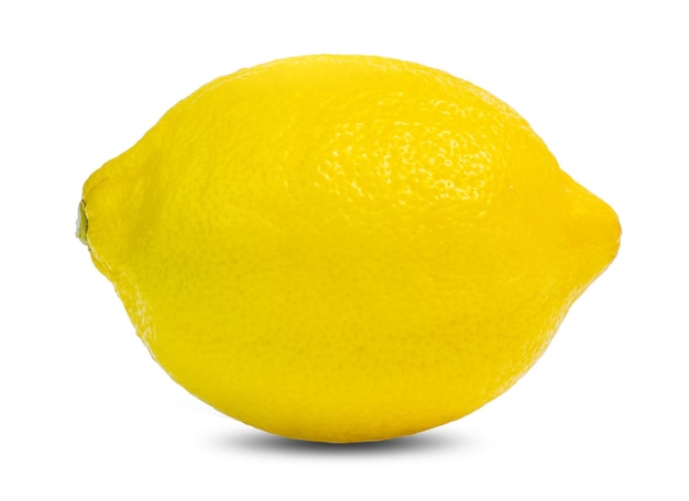 Cytryny owoc odizolowywająca na białym tle