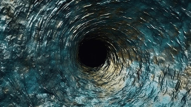 czarna dziura pośrodku oceanu