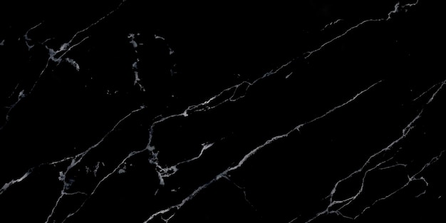 Czarna marmurowa tekstura z naturalnym wzorem do tła lub prac projektowych Marmur o wysokiej rozdzielczości