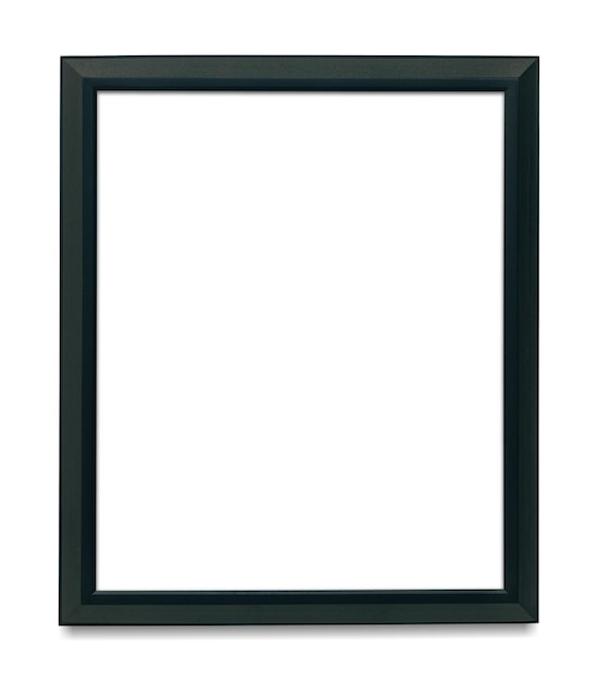 Czarna ramka obrazu przezroczysta png