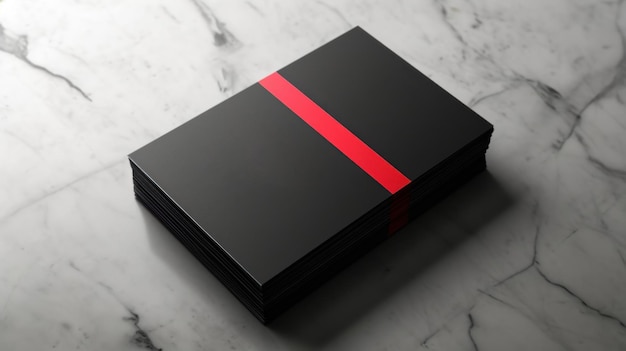 Czarne Pudełko Z Czerwonym Paskiem
