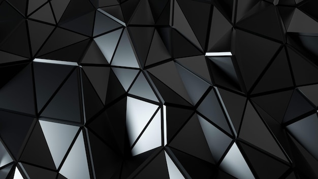 Zdjęcie czarne tło geometryczne kształty