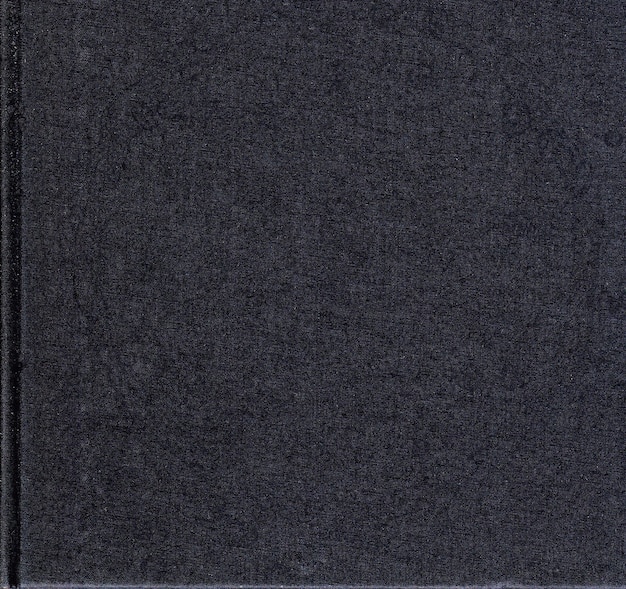 Czarne tło okładki książki grunge Ciemna tkanina jako tło