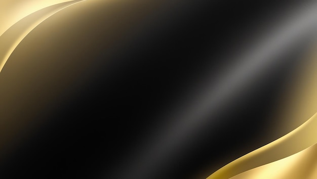 czarne tło żółte gradient nowoczesny prosty abstrakt