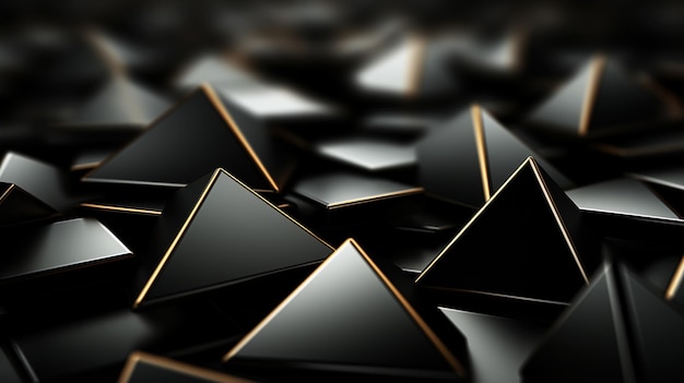 Czarne trójkątne abstrakcyjne tło Grunge powierzchnia