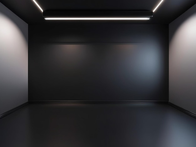 Czarne zabarwienie tła pomieszczenia