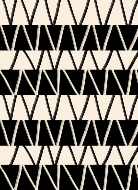 Czarno-beżowy nowoczesny minimalistyczny wzór sztuka abstrakcyjna dwa kolory tkanina projektowanie ubrań duńska sztuka