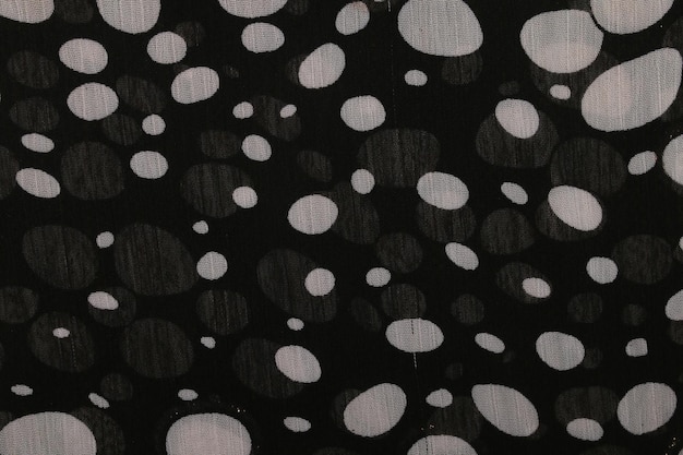 Zdjęcie czarno-biała abstrakcyjna tekstura tkaniny do tła