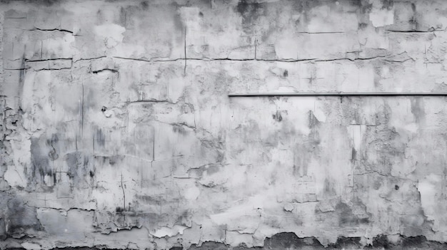 Czarno-biała ściana z efektem grunge.