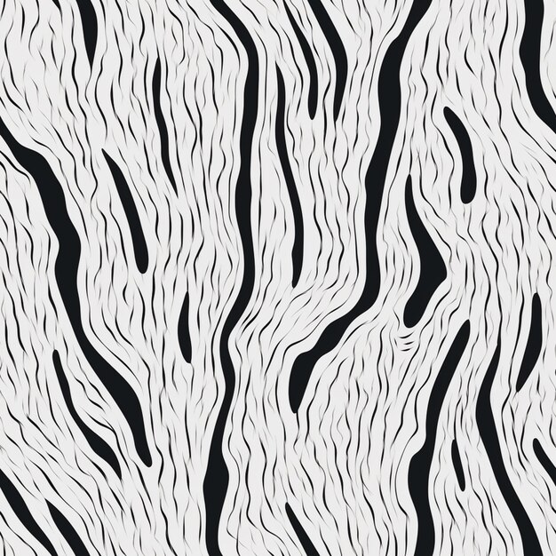 czarno-biała tkanina z nadrukiem zebry z czarno-białym paskiem generatywnym ai