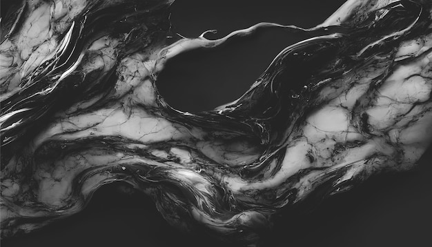 Czarno-białe abstrakcyjne straszne dramatyczne tło Mistyczne obrazy ponure tło Ilustracja 3D