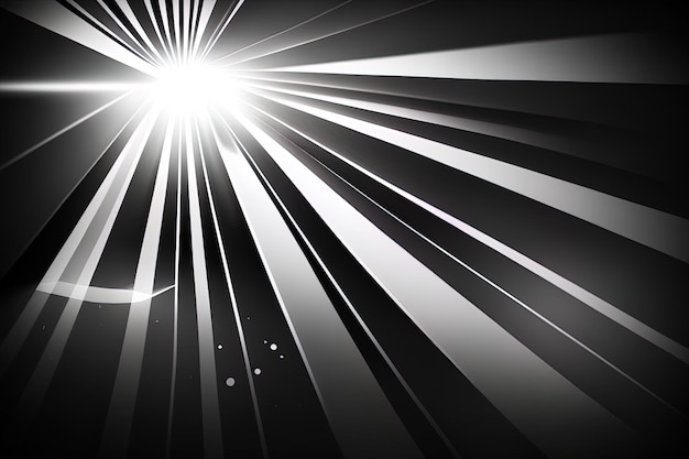 Zdjęcie czarno-białe abstrakcyjne tło linii ze światłem, dobre do projektowania tła biznesowego