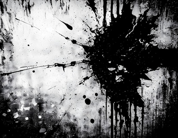 Zdjęcie czarno-biały brud grunge tekstury ścian betonowych plamy kurzu i zadrapania smugi farby