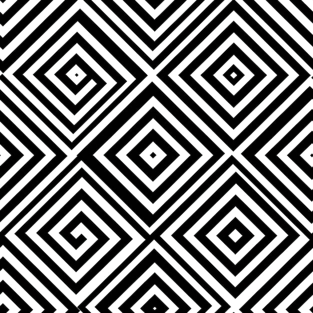 czarno-biały geometryczny wzór z białymi kwadratami
